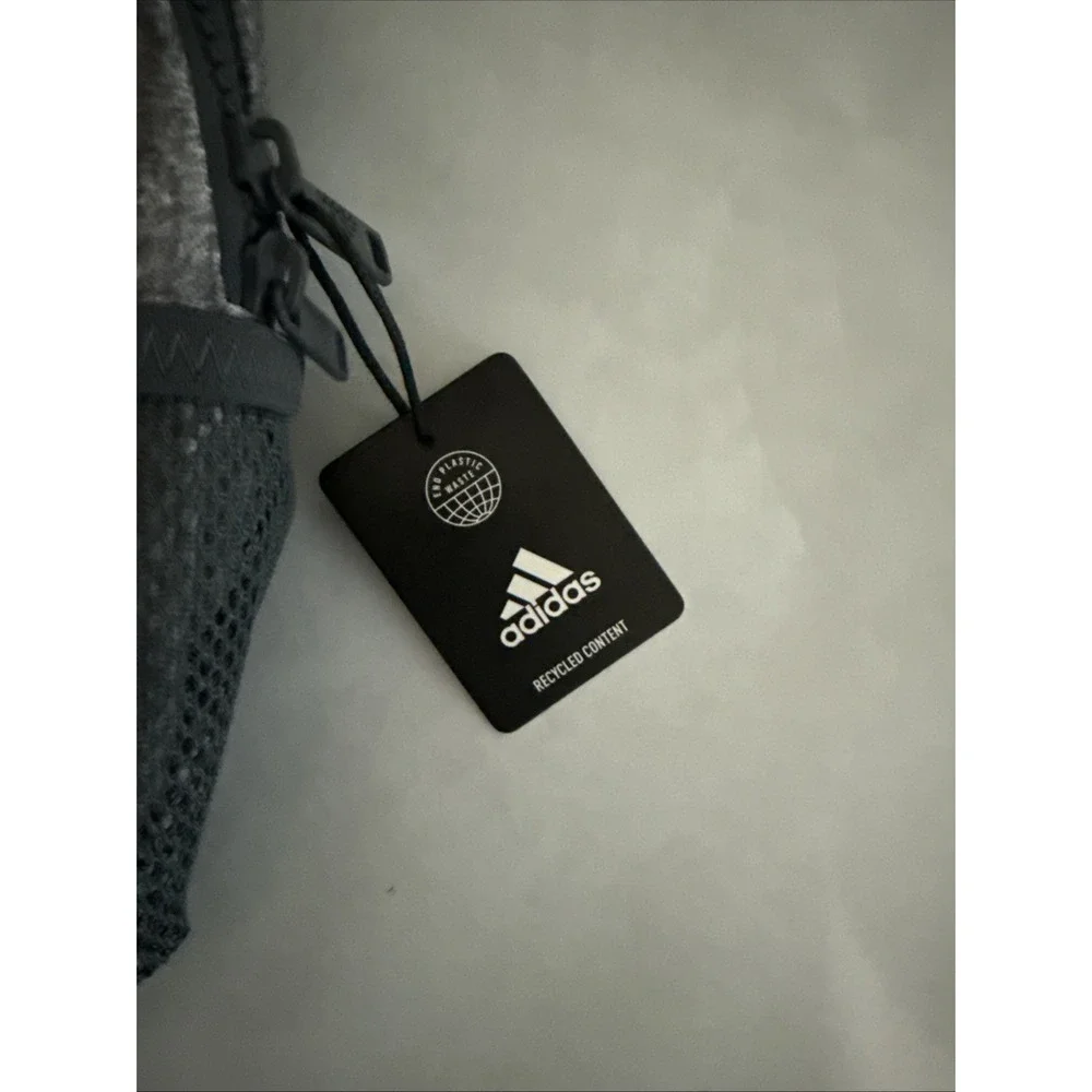 Adidas Linear Mini Backpack Grey Heather Recycled Content Small Travel Bag‎ NEW - Picture 5 of 5
